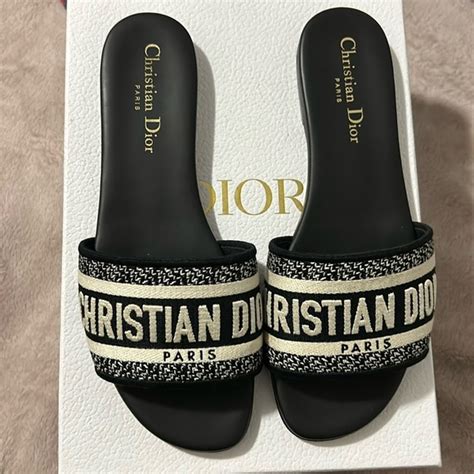 christian Dior sway slides